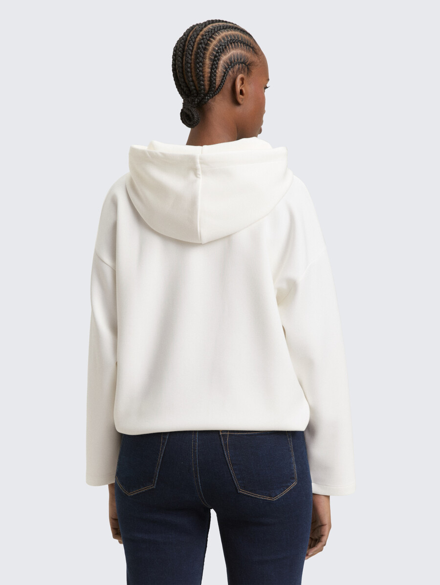 sudadera holgada con capucha de buceo