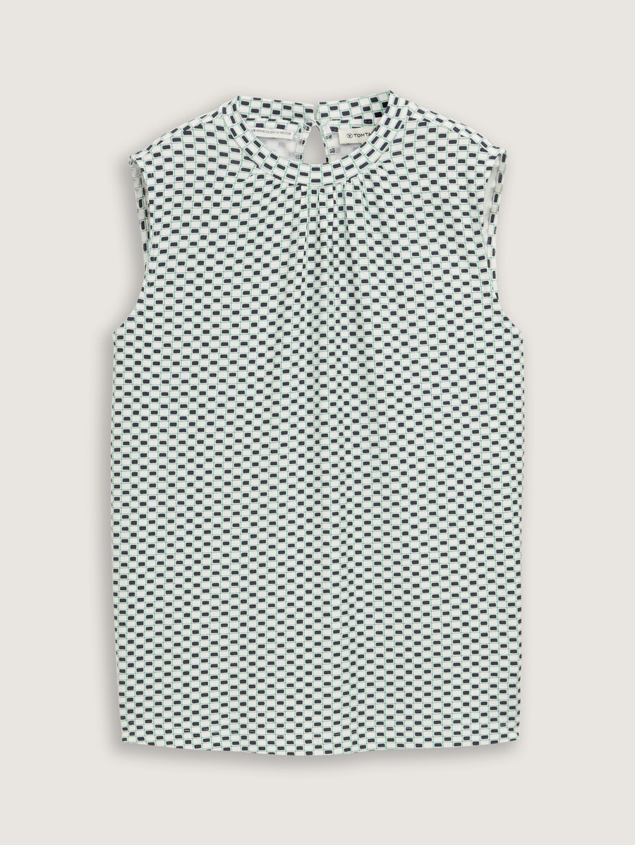 top con estampado