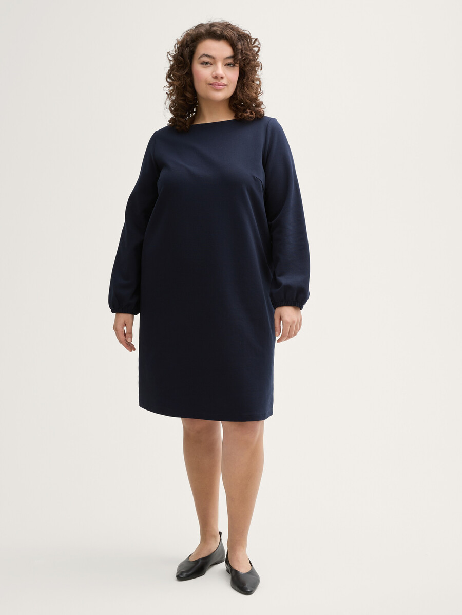 talla grande - vestido estructurado