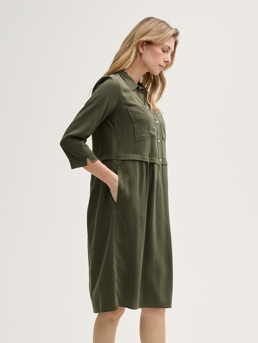 vestido blusa de aspecto utilitario
