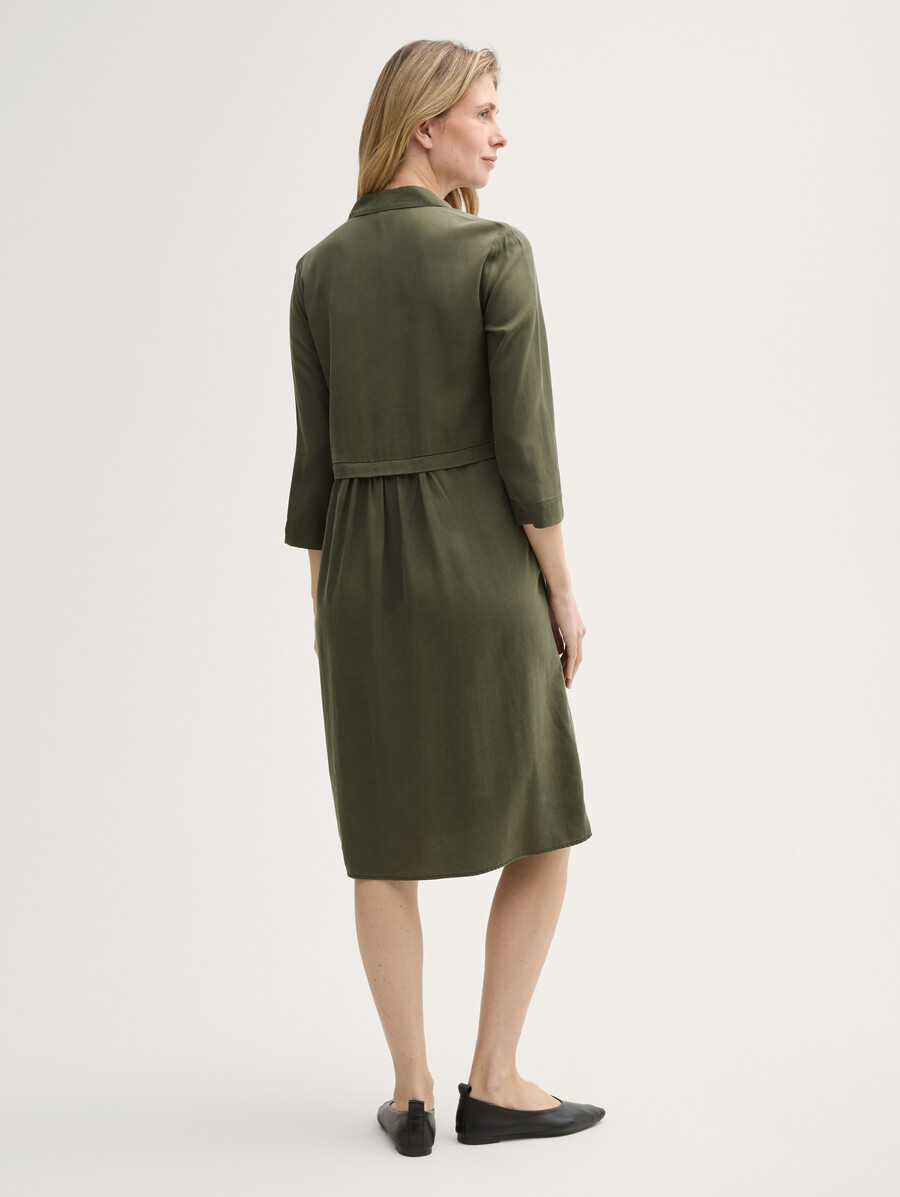 vestido blusa de aspecto utilitario