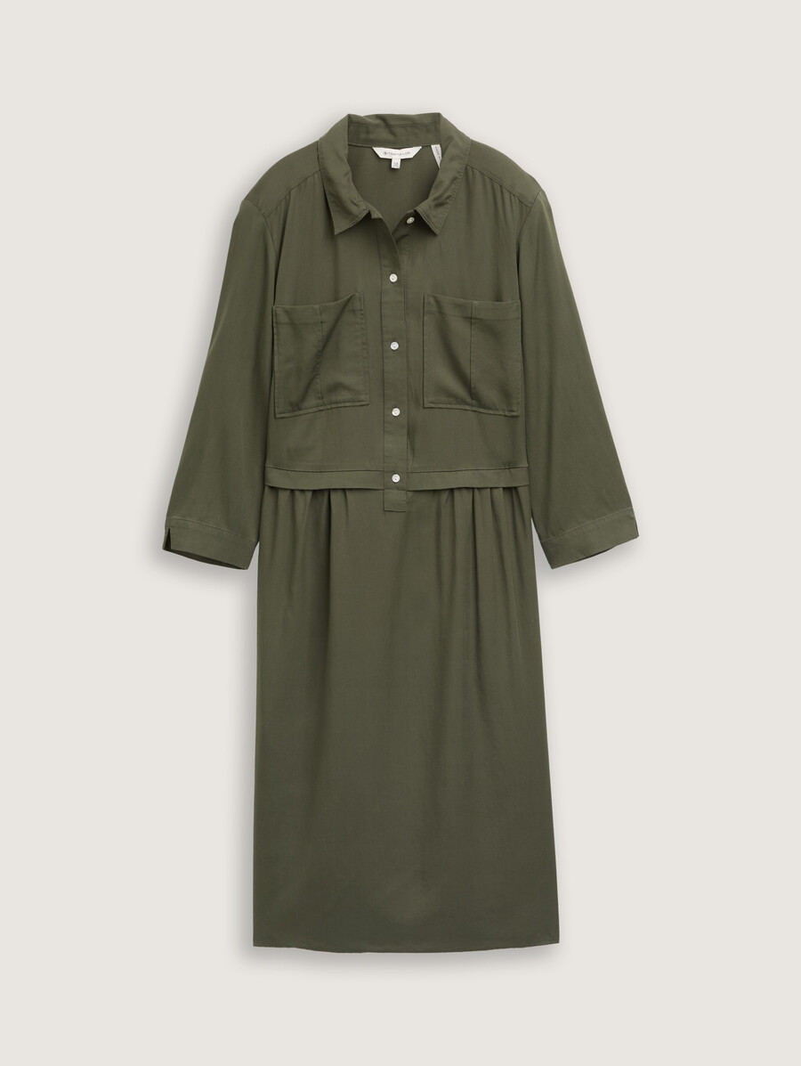 vestido blusa de aspecto utilitario