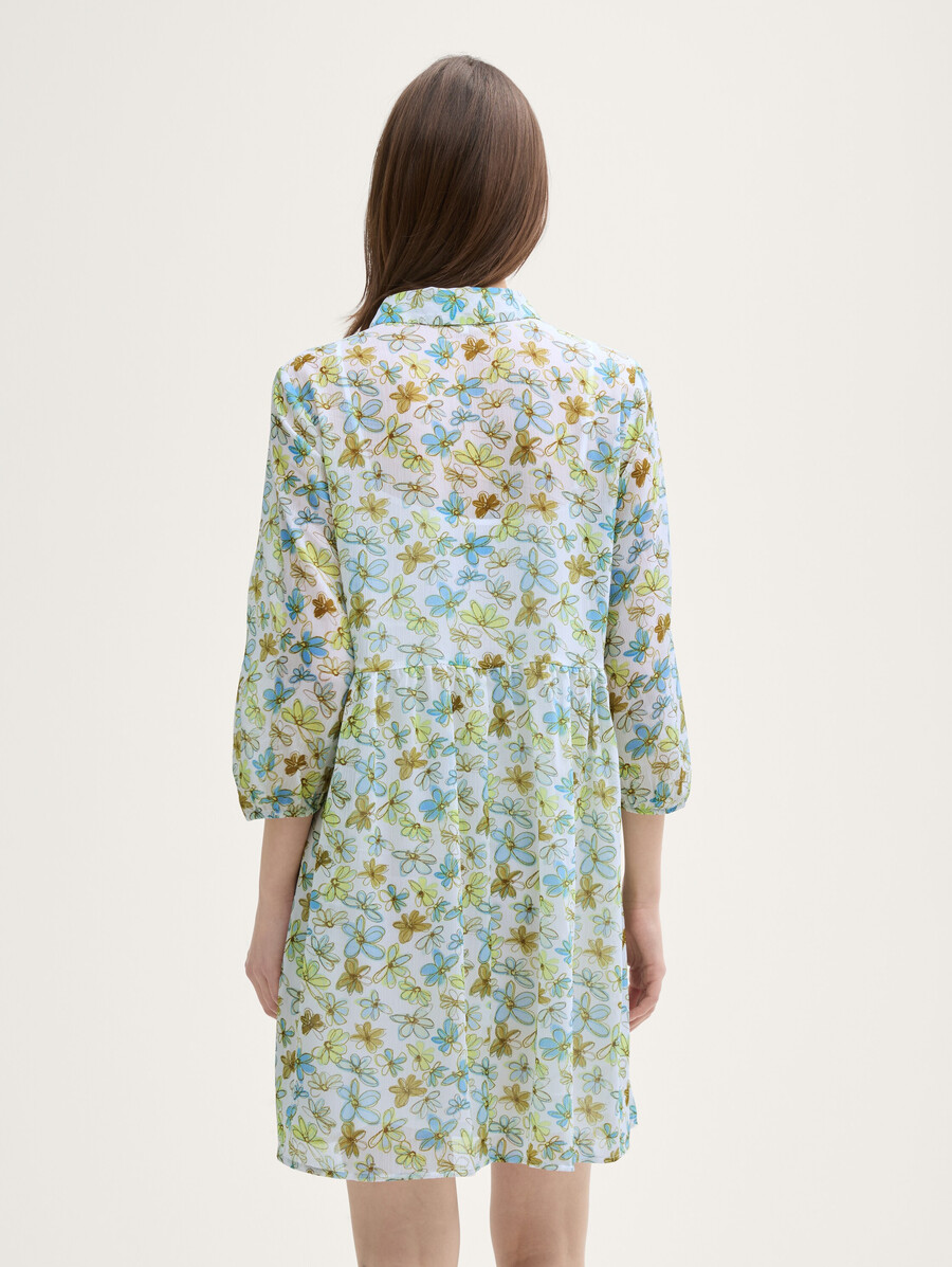 vestido babydoll de gasa