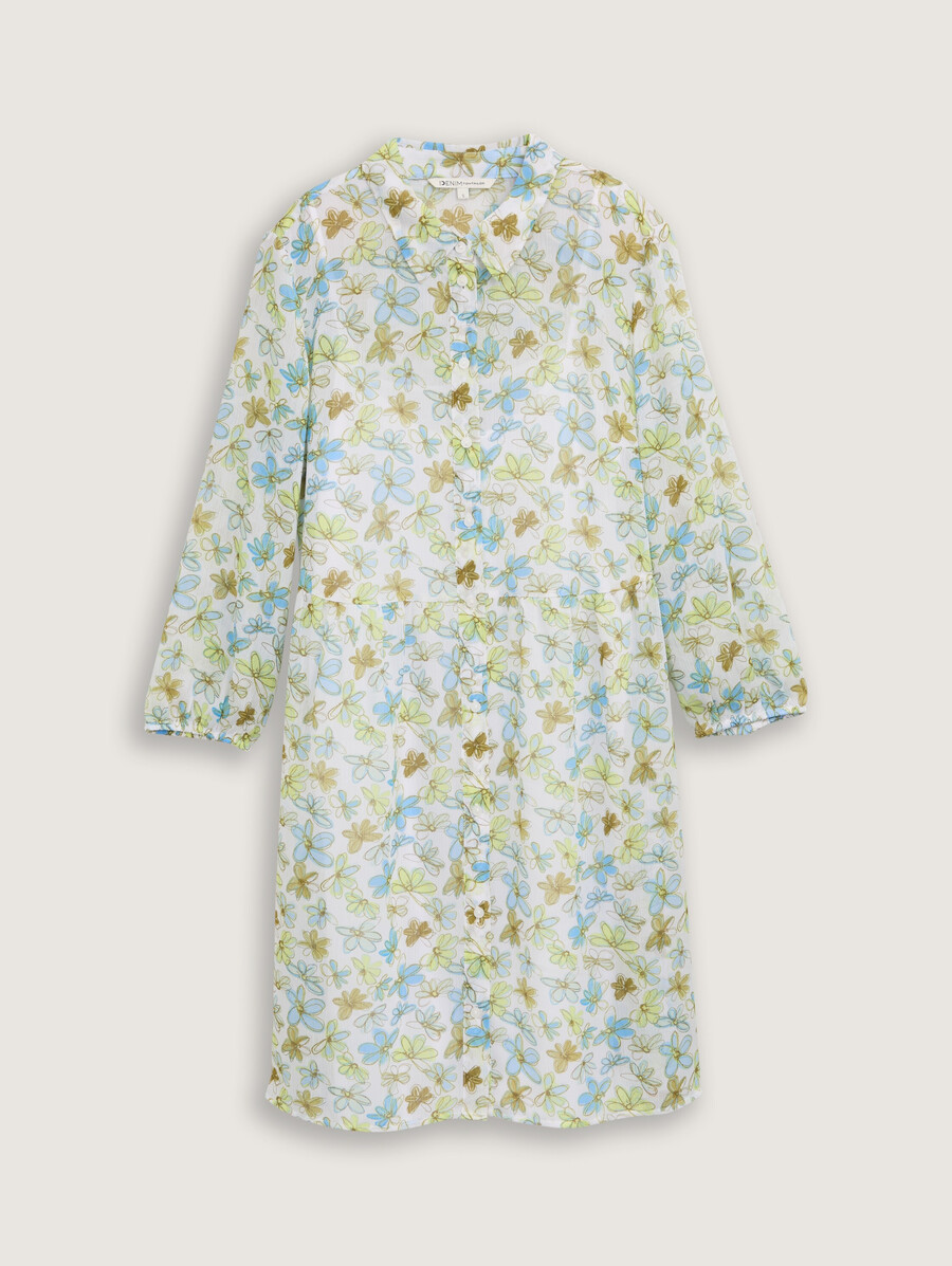 vestido babydoll de gasa