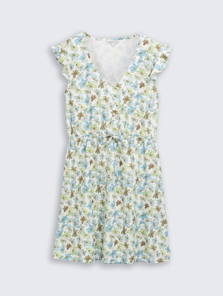 mini vestido con estampado