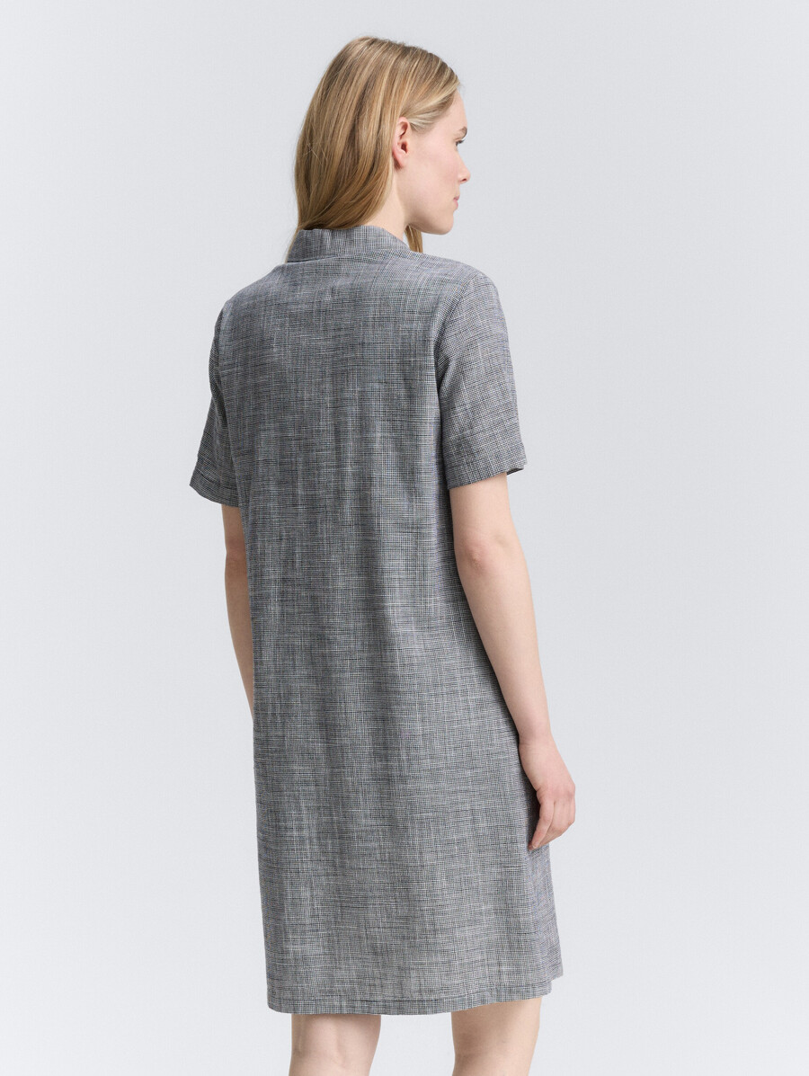 vestido blusa con bolsillos en el pecho