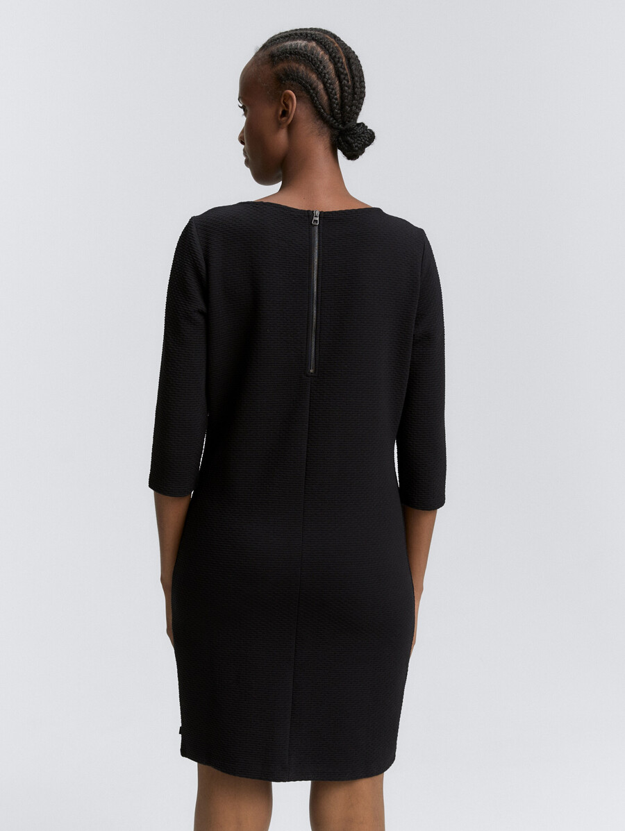 minivestido de jacquard