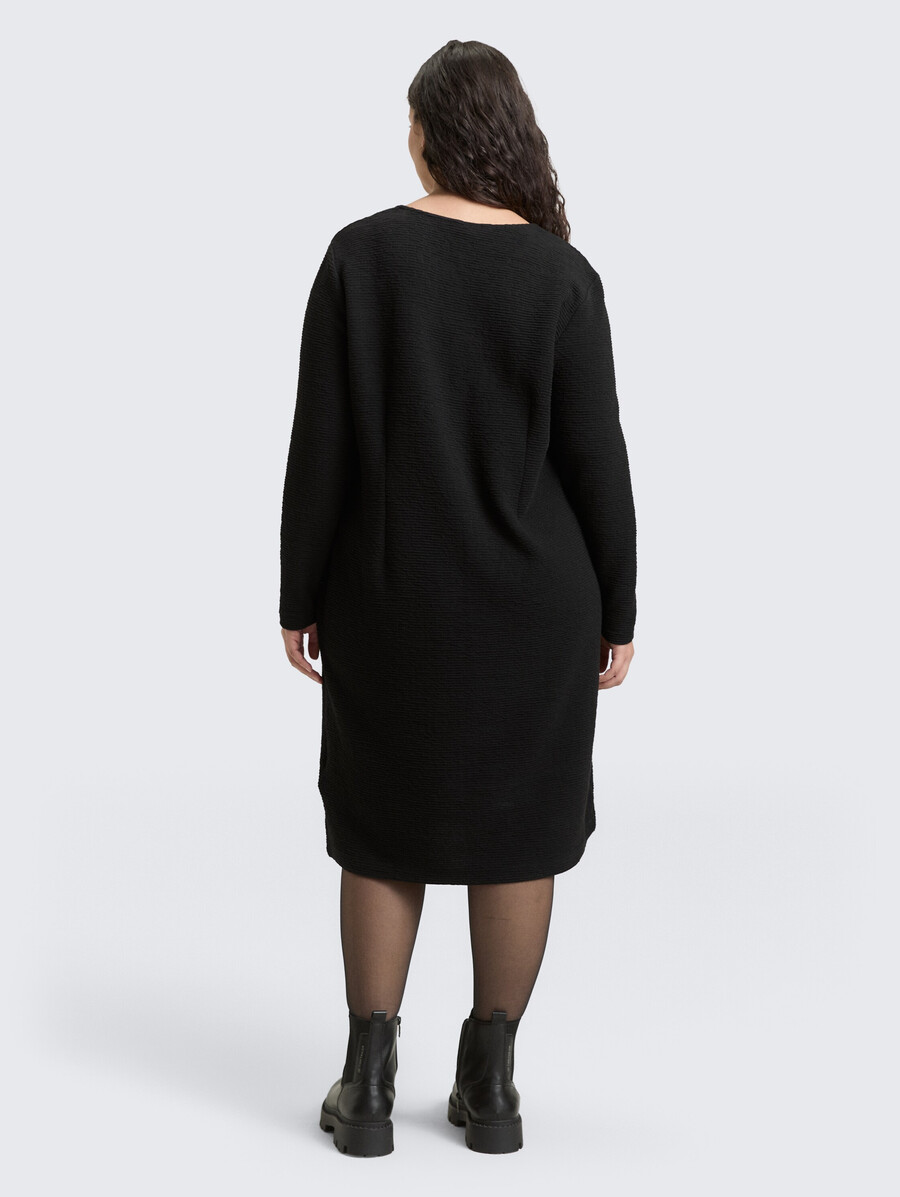 tallas grandes - vestido con efecto brillo