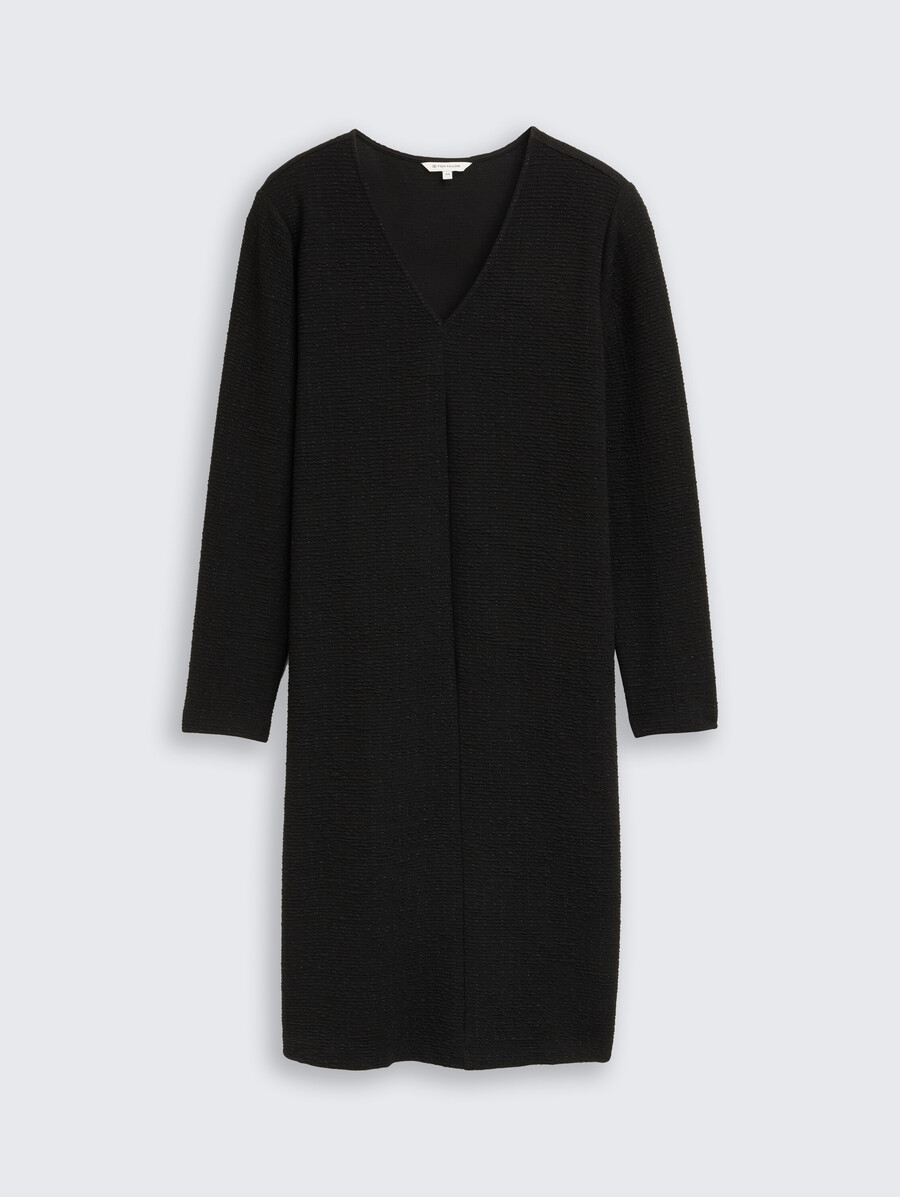 tallas grandes - vestido con efecto brillo