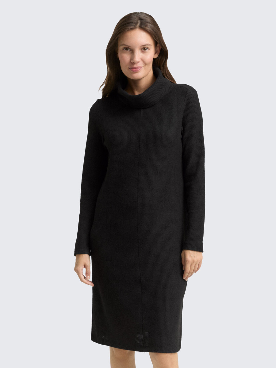vestido acogedor con textura de gofre