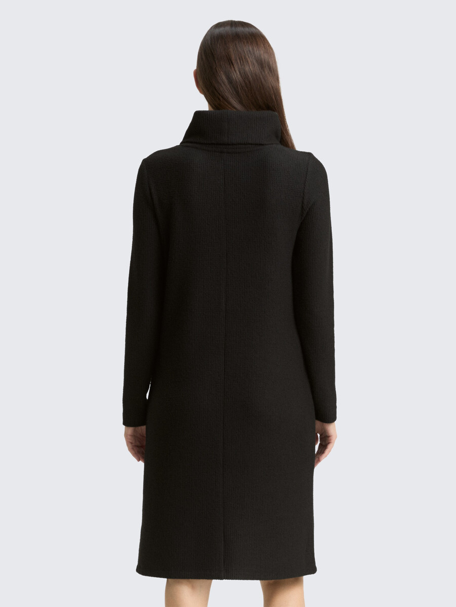 vestido acogedor con textura de gofre
