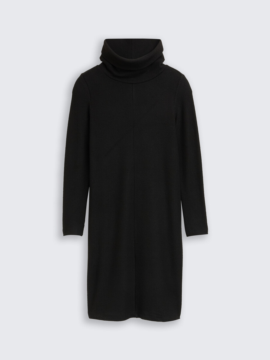 vestido acogedor con textura de gofre