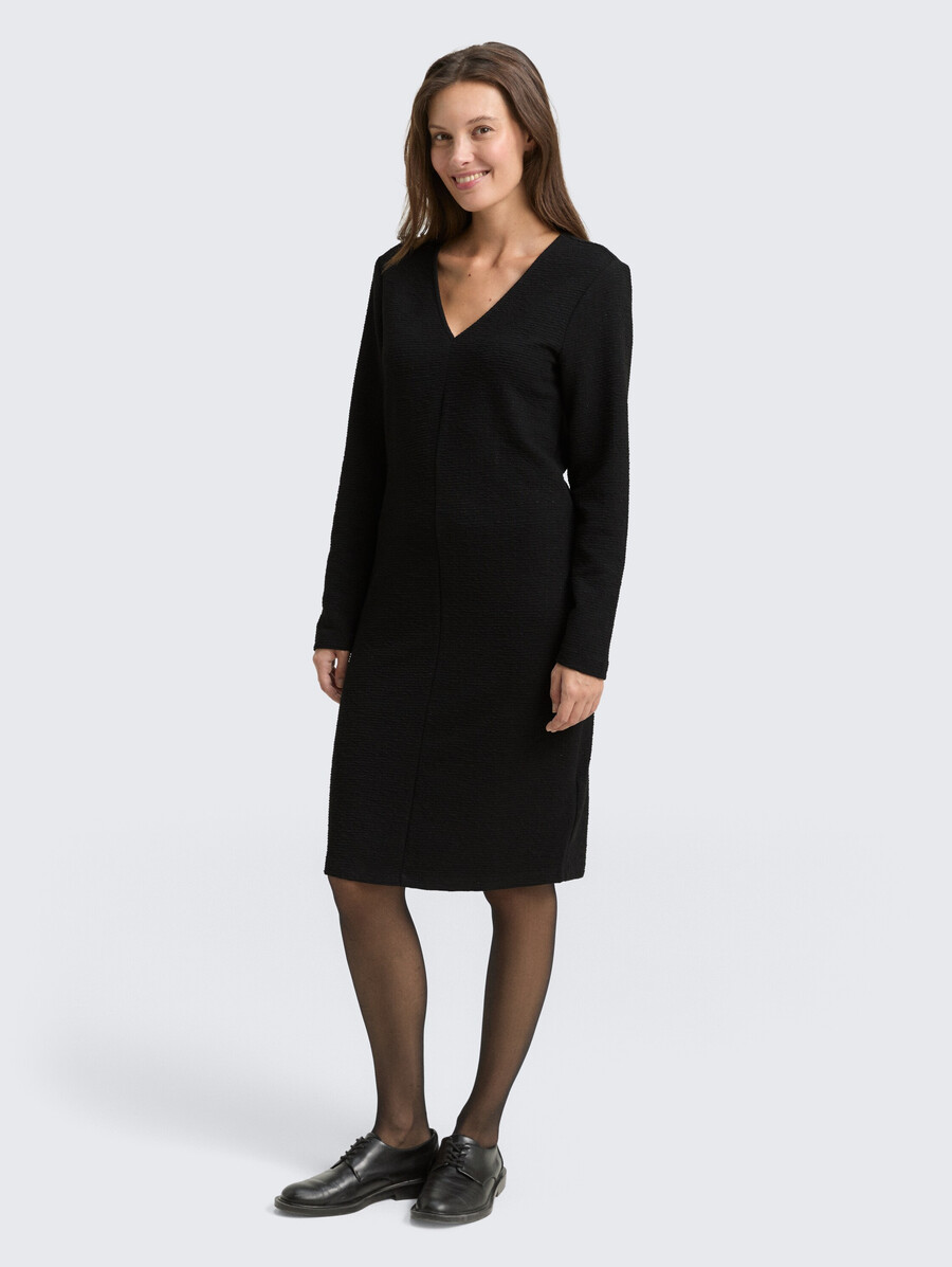 vestido con efecto brillo