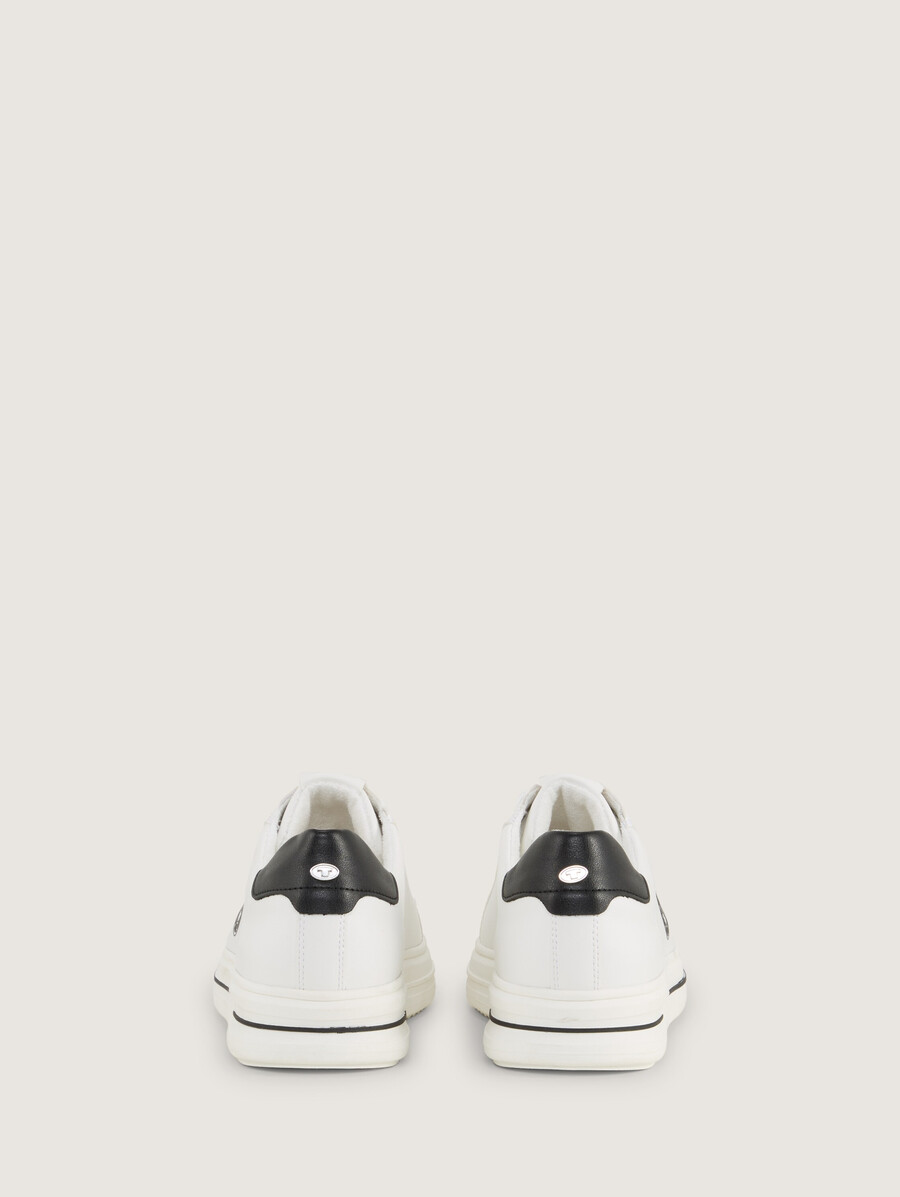 zapatillas con estampado de logo