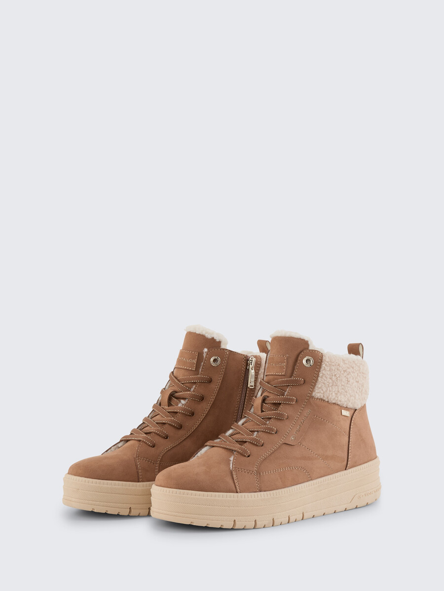 botines impermeables con forro
