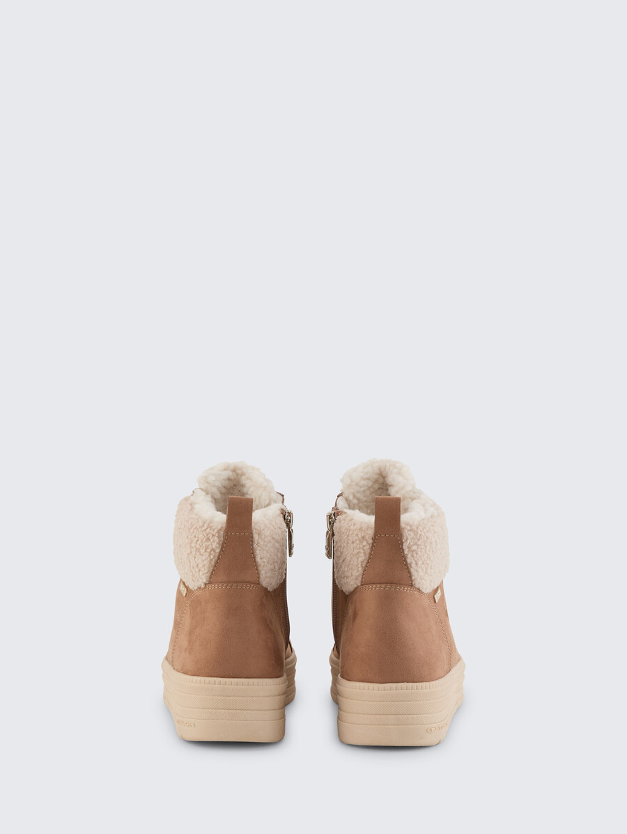 botines impermeables con forro
