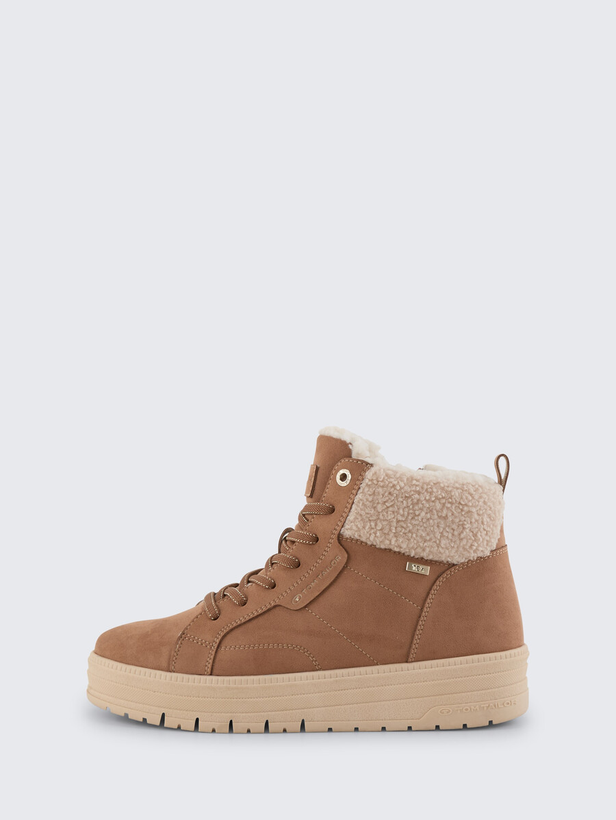 botines impermeables con forro