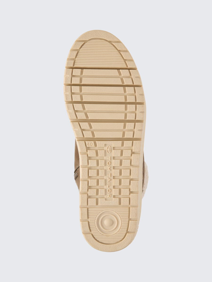 botines impermeables con forro