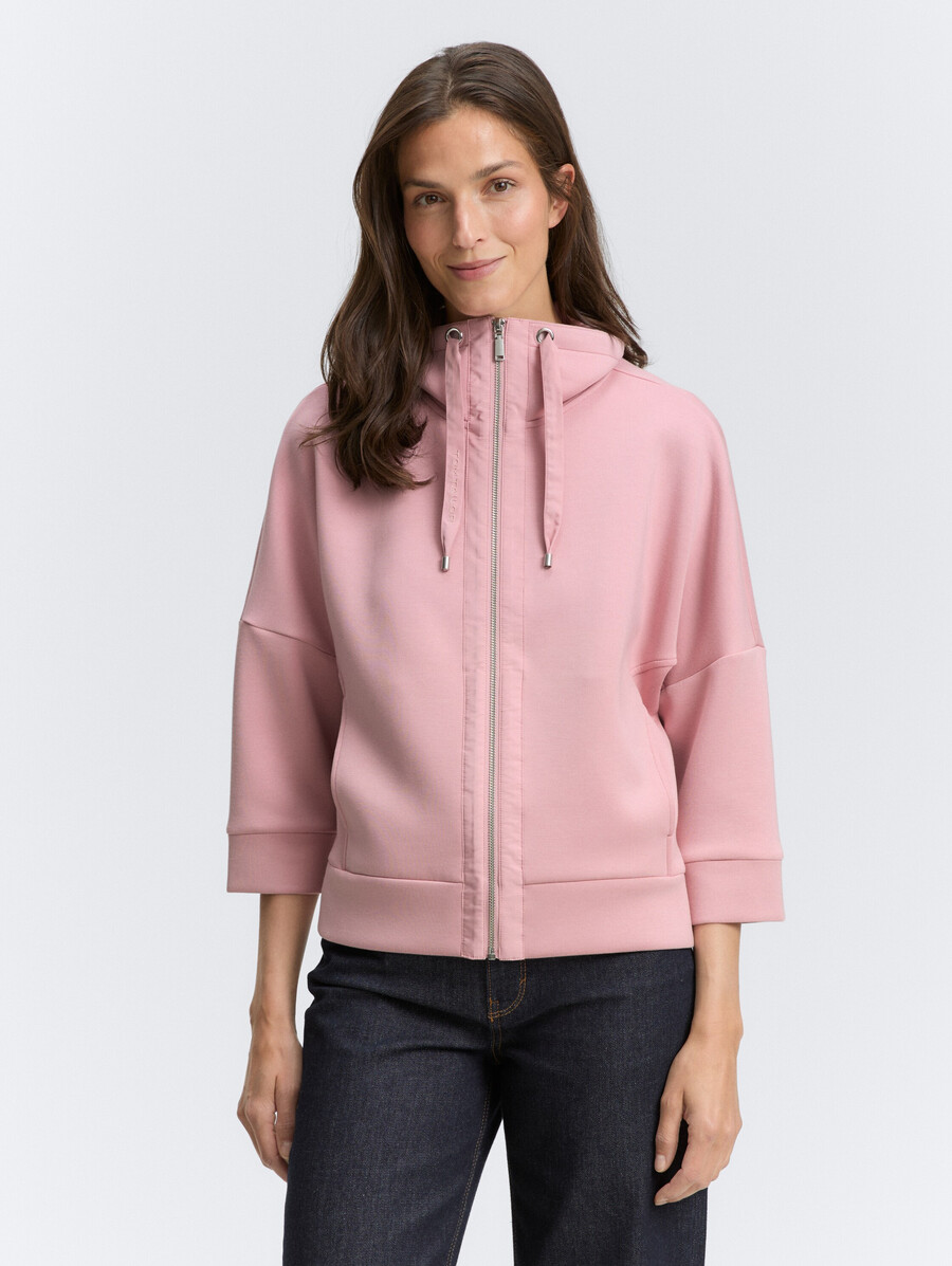chaqueta tipo sudadera de buceo de corte cuadrado