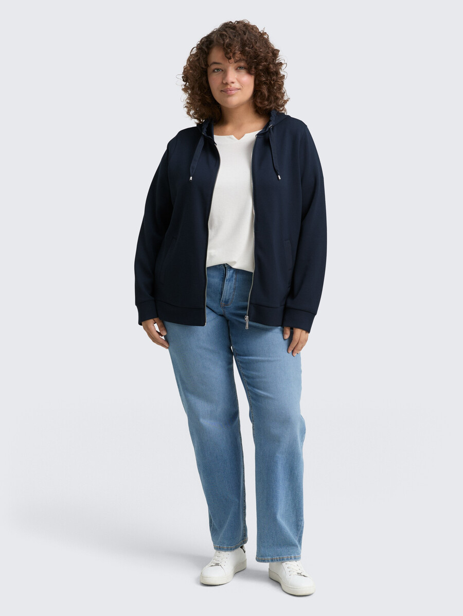 chaqueta sudadera con capucha de talla grande