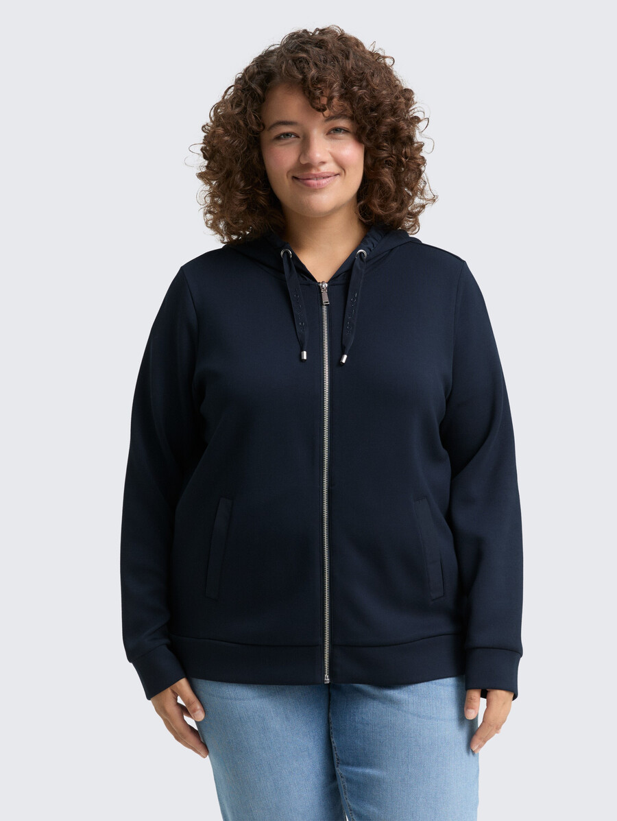 chaqueta sudadera con capucha de talla grande