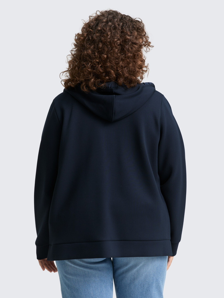 chaqueta sudadera con capucha de talla grande