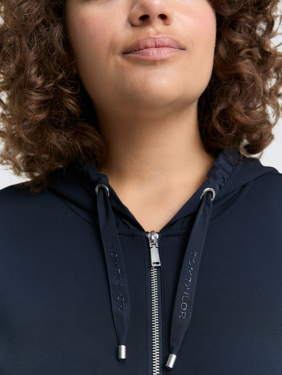 chaqueta sudadera con capucha de talla grande