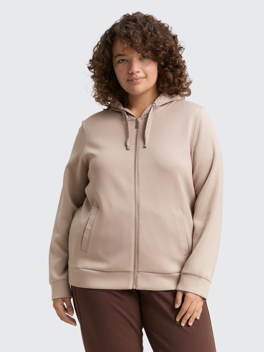 chaqueta sudadera con capucha de talla grande